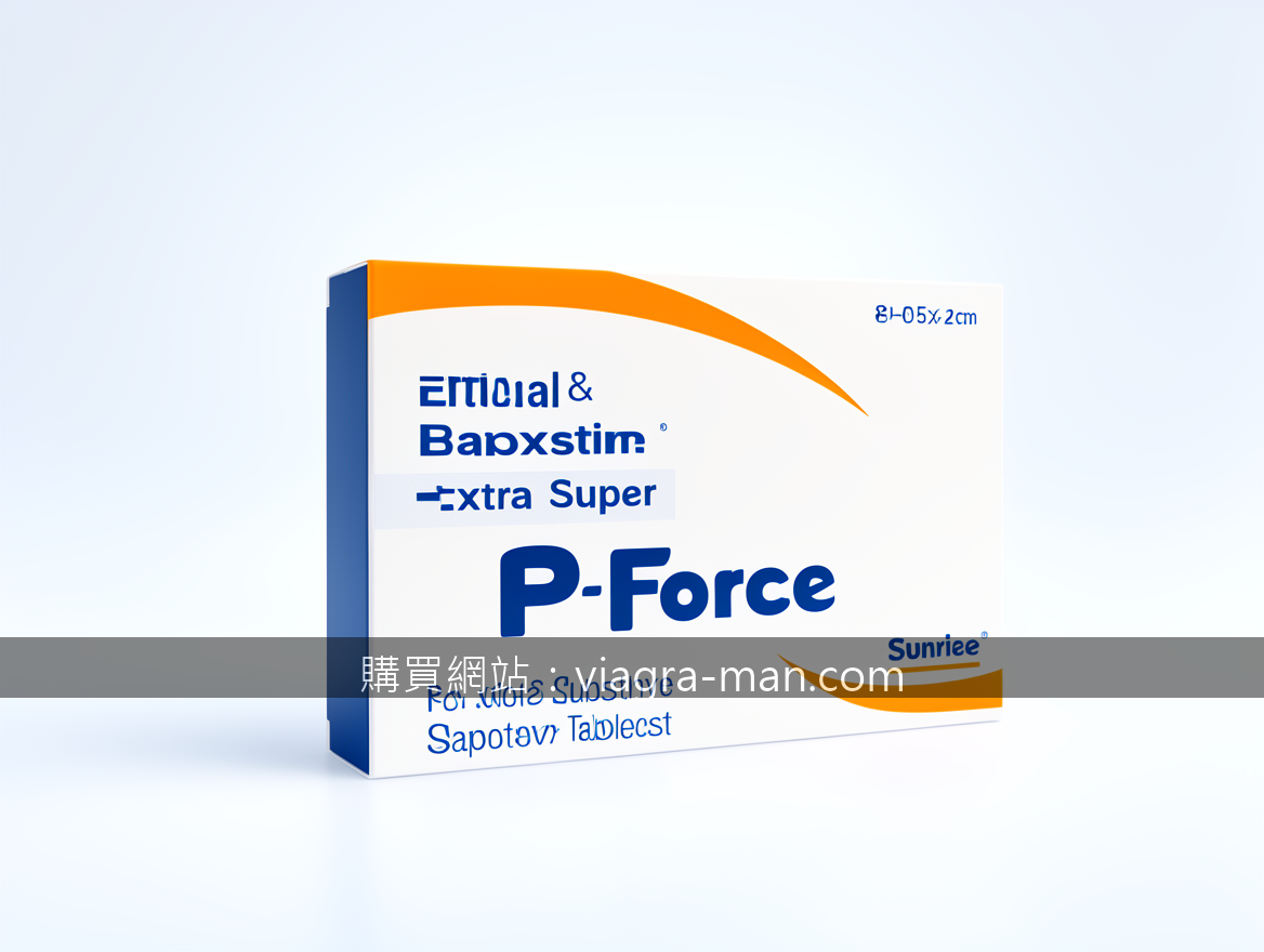 BRIGHT modern advertising photography. Place the P-Force Extra Super Sildenafil 
